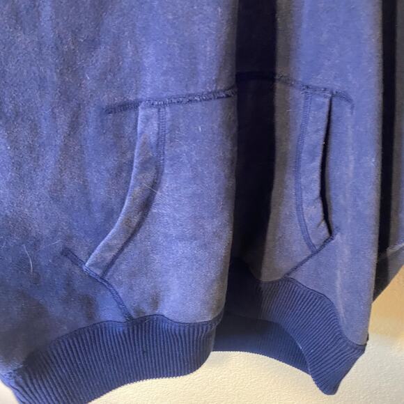 NEW Free People We The Free Rose Funk Navy Hoodie Sweatshirt Size Large NWT - Picture 4 of 10